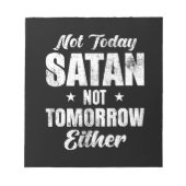 Geen satan morgen ook niet notitieblok (Voorkant)