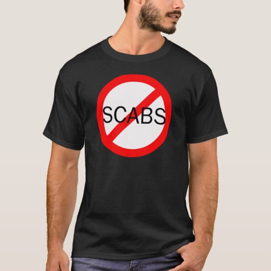 geen scabines t-shirt (Voorkant)