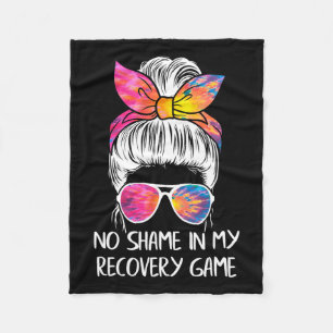 Geen schaamte in mijn herstel spel - Sobriety Aa N Fleece Deken