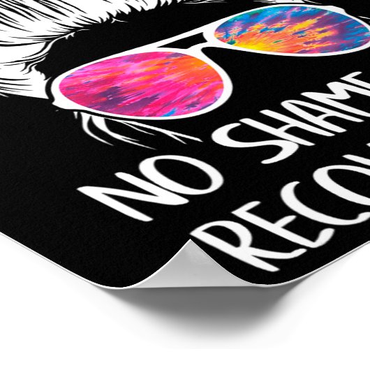 Geen schaamte in mijn herstel spel - Sobriety Aa N Poster (Hoek)