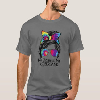 Geen schaamte in mijn Sober Game NA Narcotics Anon T-shirt