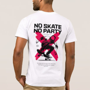 Geen Schaats Geen feestelijk T-shirt