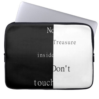 Geen Schat Binnen – Niet Aanraken Laptop Sleeve