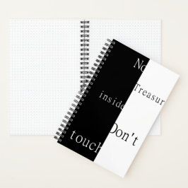 Geen Schat Binnen – Raak Notebook Niet Aan Notitieboek