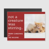 geen schepsel roerde de rode foto ' s kerst  (Voorkant / Achterkant)