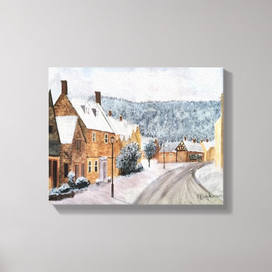 GEEN SCHEPSEL ROERDE WATERVERF CANVAS AFDRUK (Voorkant)