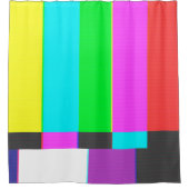 geen scherm met signaaltelevisie met ruis douchegordijn (Voorkant)