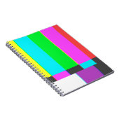 geen scherm met signaaltelevisie met ruis notitieboek (Rechterzijde)