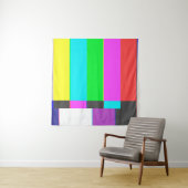 geen scherm met signaaltelevisie met ruis wandkleed (In situ)