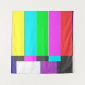 geen scherm met signaaltelevisie met ruis wandkleed (Voorkant)