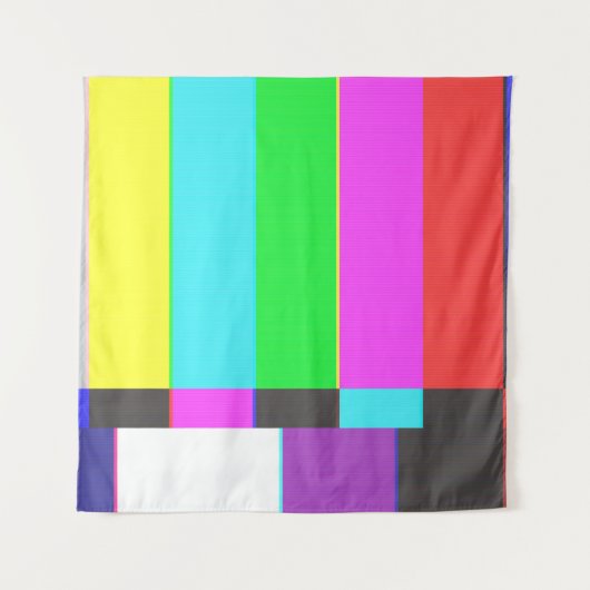 geen scherm met signaaltelevisie met ruis wandkleed (Voorkant)