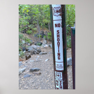 Geen Schieten - Holy Jim Trail, Orange County, Cal Poster