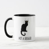 Geen schimmelaar Introvert Antisociaal Kat Mok (Links)