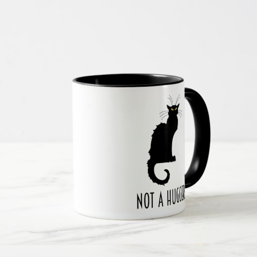 Geen schimmelaar Introvert Antisociaal Kat Mok (Voorkant rechts)