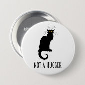 Geen schimmelaar Introvert Antisociaal Kat Ronde Button 7,6 Cm (Voorkant /achterkant)