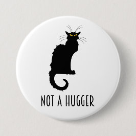 Geen schimmelaar Introvert Antisociaal Kat Ronde Button 7,6 Cm