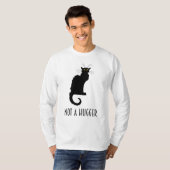 Geen schimmelaar Introvert Antisociaal Kat T-shirt (Voorkant volledig)
