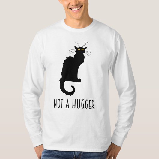 Geen schimmelaar Introvert Antisociaal Kat T-shirt (Voorkant)
