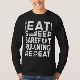 Geen Schoenen Barefooting Barefoot Running Funny G T-shirt