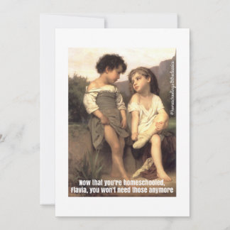 Geen schoenen, geen sokken, geen probleem feestdagenkaart