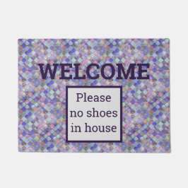Geen schokken in huis WELCOME Deurmat