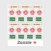 Geen School Day Planner Off Day Tracker Kalender Sticker (Vel)