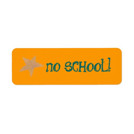 Geen school label (Voorkant)
