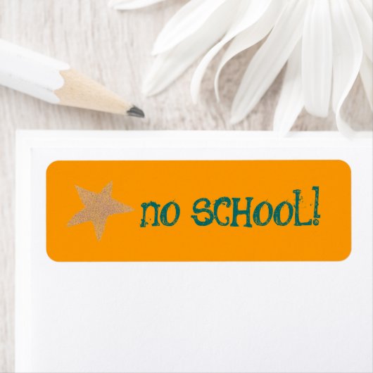 Geen schoollabel etiket (Insitu)