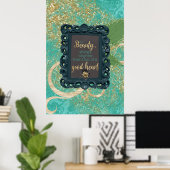 Geen schoonheidswinkels, aanstekerPoster Poster (Thuiskantoor)