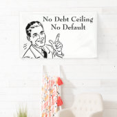 Geen schuldenplafond, geen wanbetaling spandoek (Insitu)