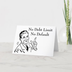 Geen schuldlimiet, geen wanbetaling kaart