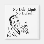 Geen schuldlimiet, geen wanbetaling magneet (Voorkant)