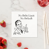 Geen schuldlimiet, geen wanbetaling servet (Insitu)