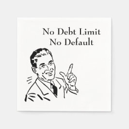 Geen schuldlimiet, geen wanbetaling servet