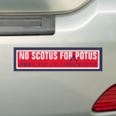 Geen SCOTUS voor het opperste gerechtshof van de m Bumpersticker (Op auto)