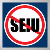 Geen SEIU Poster (Voorkant)