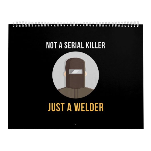 Geen seriële moordenaar alleen een lassemennen kalender (Hoes)