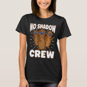 Geen Shadow Crew Groundhog Amerikaanse vlag Ground T-shirt
