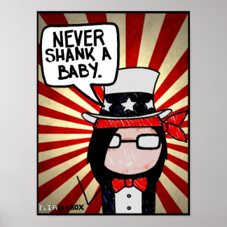 Geen Shank een Baby - Poster