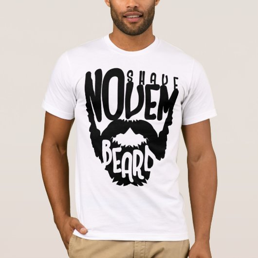 Geen Shave November T-shirt (Voorkant)