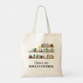 Geen Shelf Control Book Lovers Canvas tas (Achterkant)