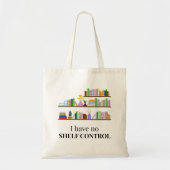 Geen Shelf Control Book Lovers Canvas tas (Voorkant)
