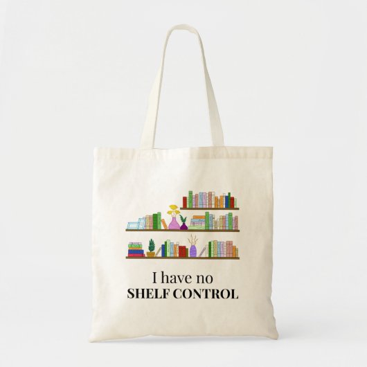 Geen Shelf Control Book Lovers Canvas tas (Voorkant)