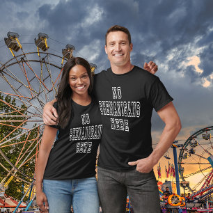 Geen Shenanigans hier Grappige Unisex T-shirt