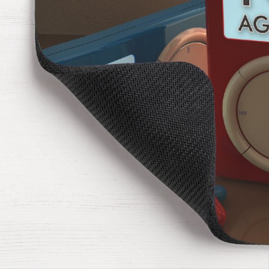 Geen Show van Agenda Mousepad Muismat (Hoek)