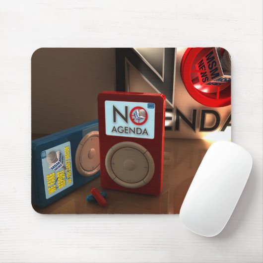 Geen Show van Agenda Mousepad Muismat (Met muis)