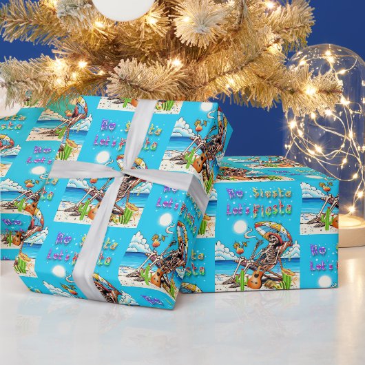 Geen Siesta Let's Fiesta Cadeaupapier (Feestdagen)