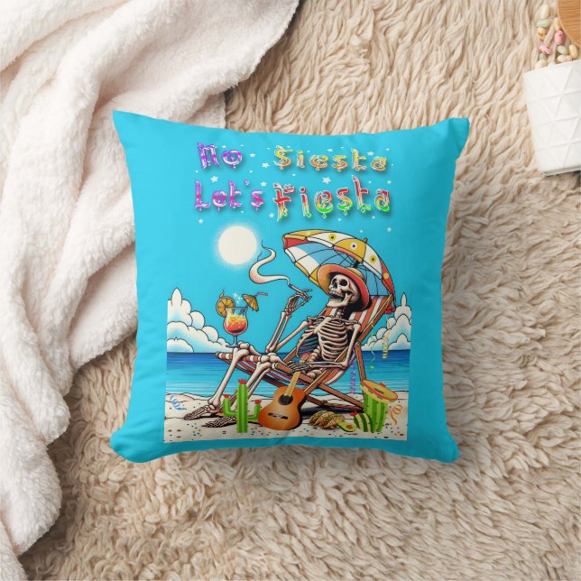 Geen Siesta Let's Fiesta Kussen (Deken)