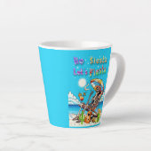 Geen Siesta Let's Fiesta Latte Mok (Rechterhoek)