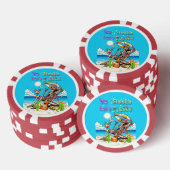 Geen Siesta Let's Fiesta Poker Chips (Opstapeling)
